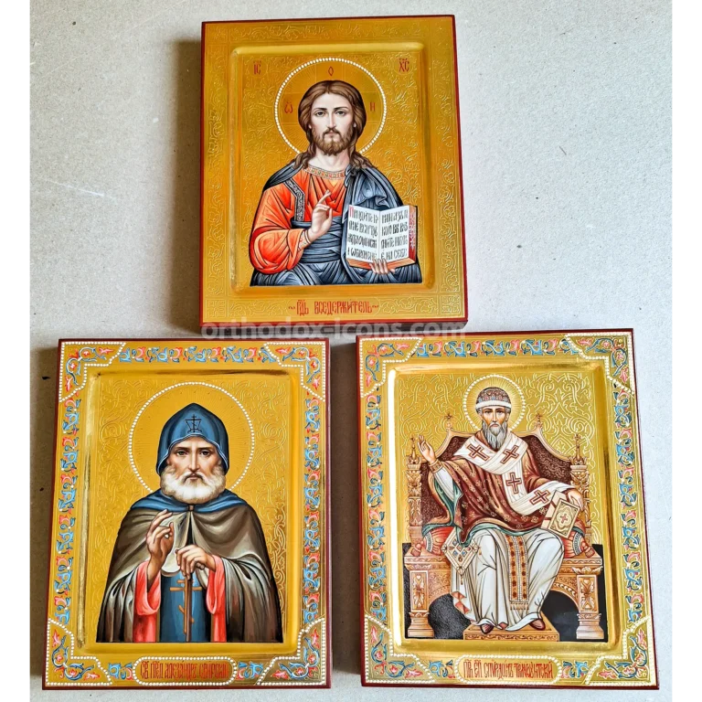 Saint Alexander of Svir Icon | Hand-Painted Orthodox Monastic Icon