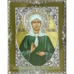 Saint Matrona Filigree Icon