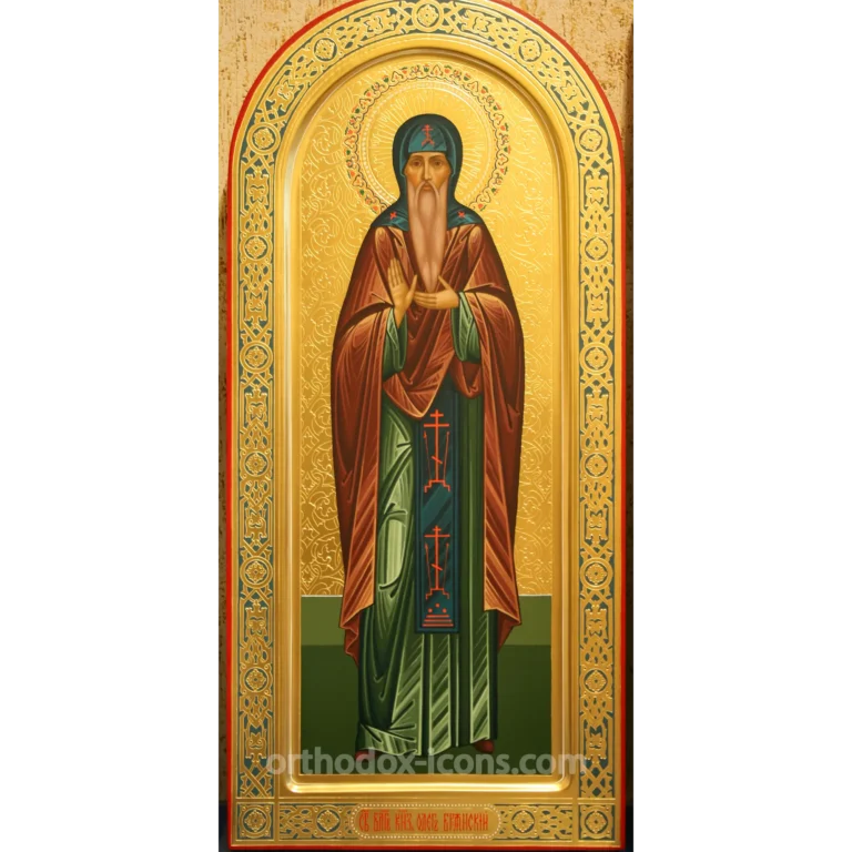 St Oleg Prince of Briansk Orthodox Icon