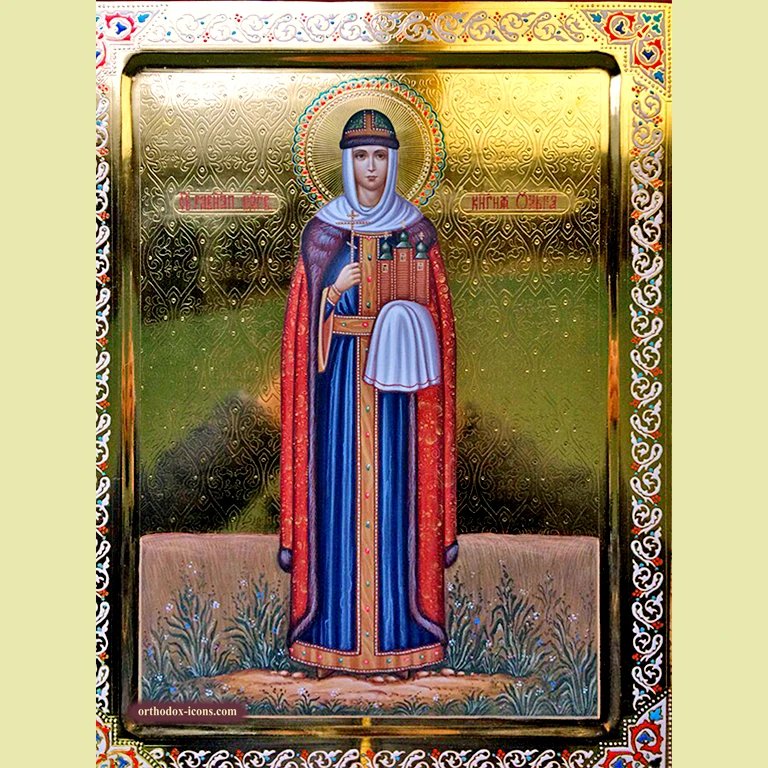 St Olga Orthodox Icon
