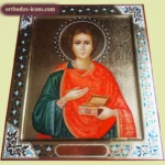 Orthodox Icon Panteleimon 27×31