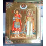 St. Catherine and St. Demetrius Orthodox Icon
