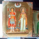 St. Catherine and St. Demetrius Orthodox Icon