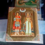 St. Catherine and St. Demetrius Orthodox Icon