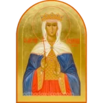 St. Ludmila Orthodox Icon