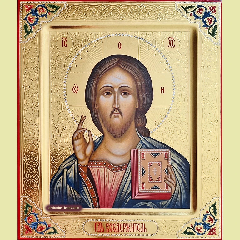 The Pantocrator Orthodox Icon | Jesus Christ Art | Mstyora Icons