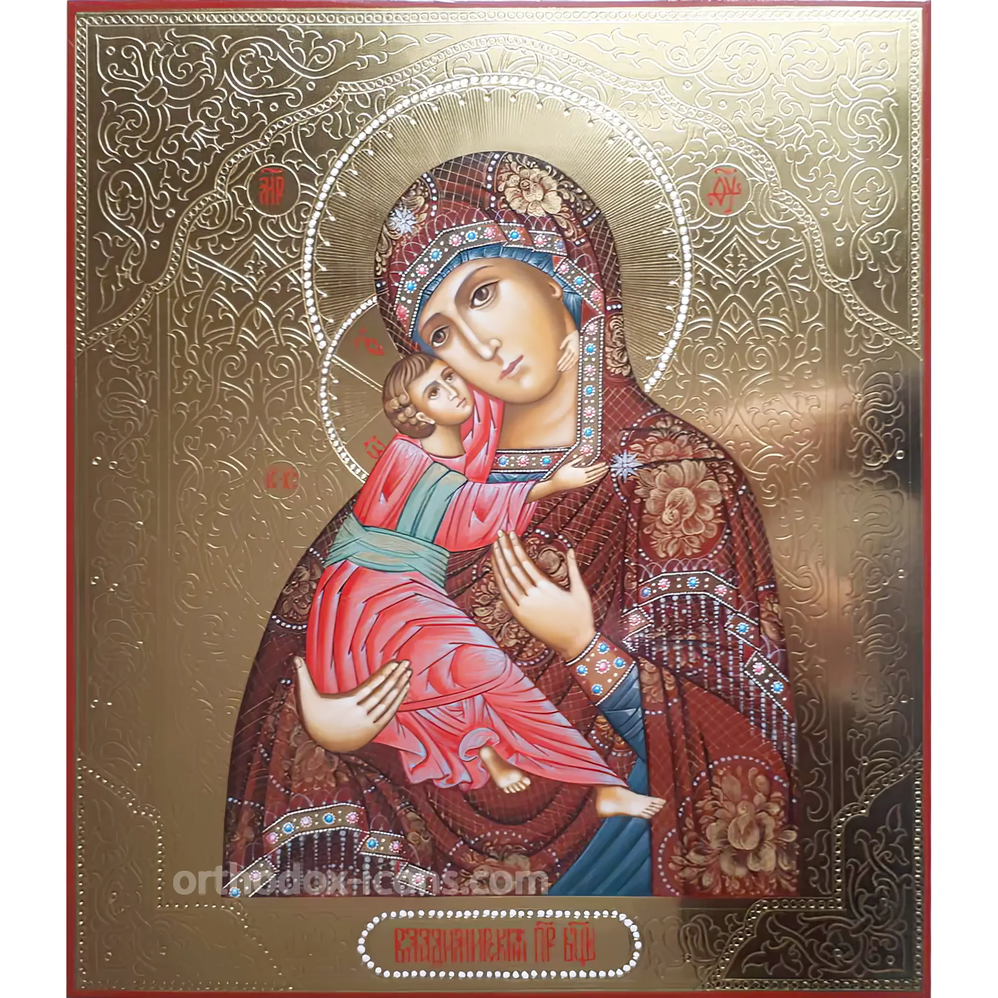 theotokos-vladimir-orthodox-icon Theotokos Vladimir Orthodox Icon