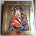 Vladimir Virgin Mary Icon 27x31