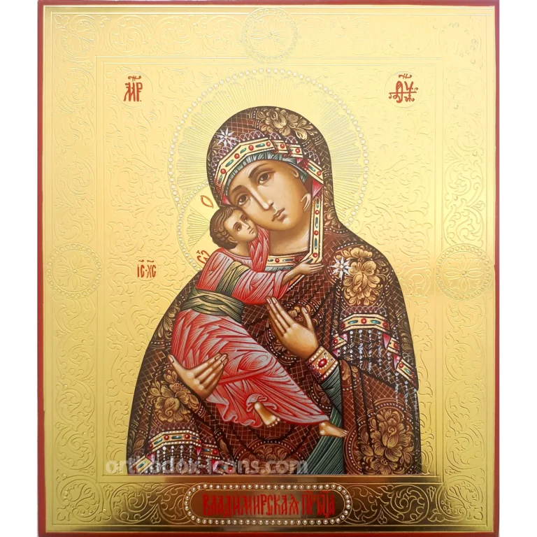 Vladimir Virgin Mary Orthodox Icon