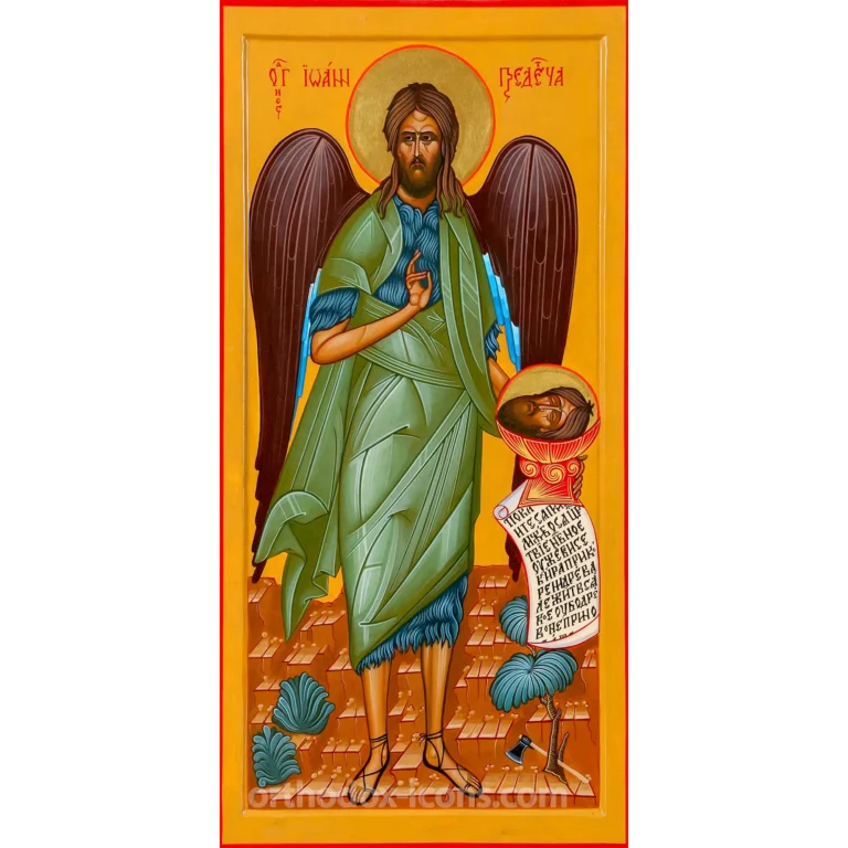 Winged St John the Precurser Icon