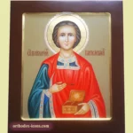 Panteleimon Orthodox Icon 27x31