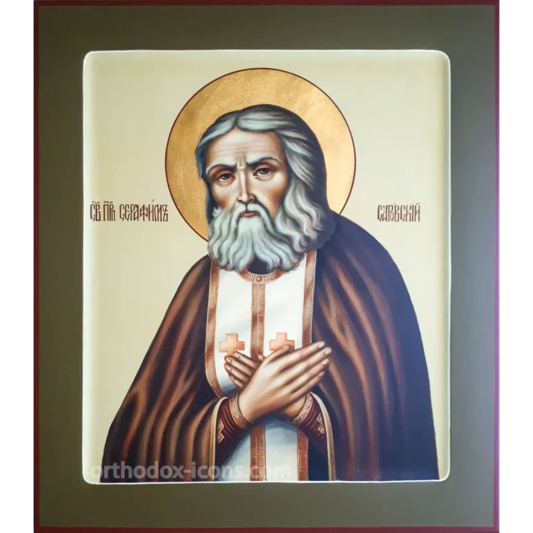 Orthodox Icon Seraphim Sarovskiy 27x31