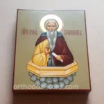 Luke the New Stylite of Chalcedon Orthodox Icon