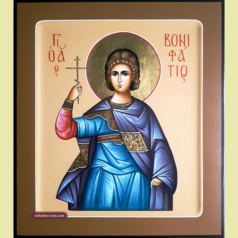 St. Boniface Orthodox Icon