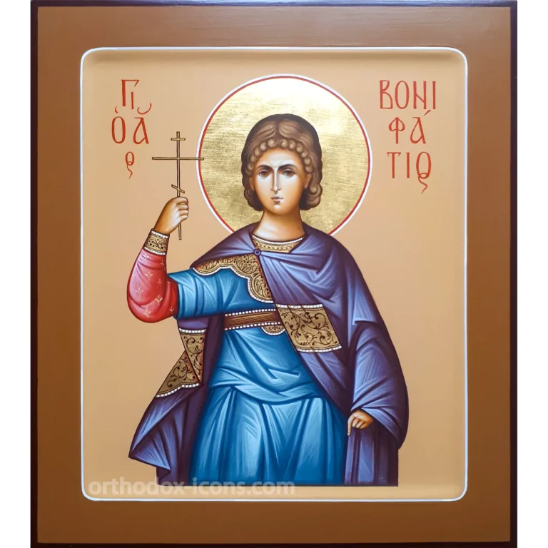 St. Boniface Orthodox Icon