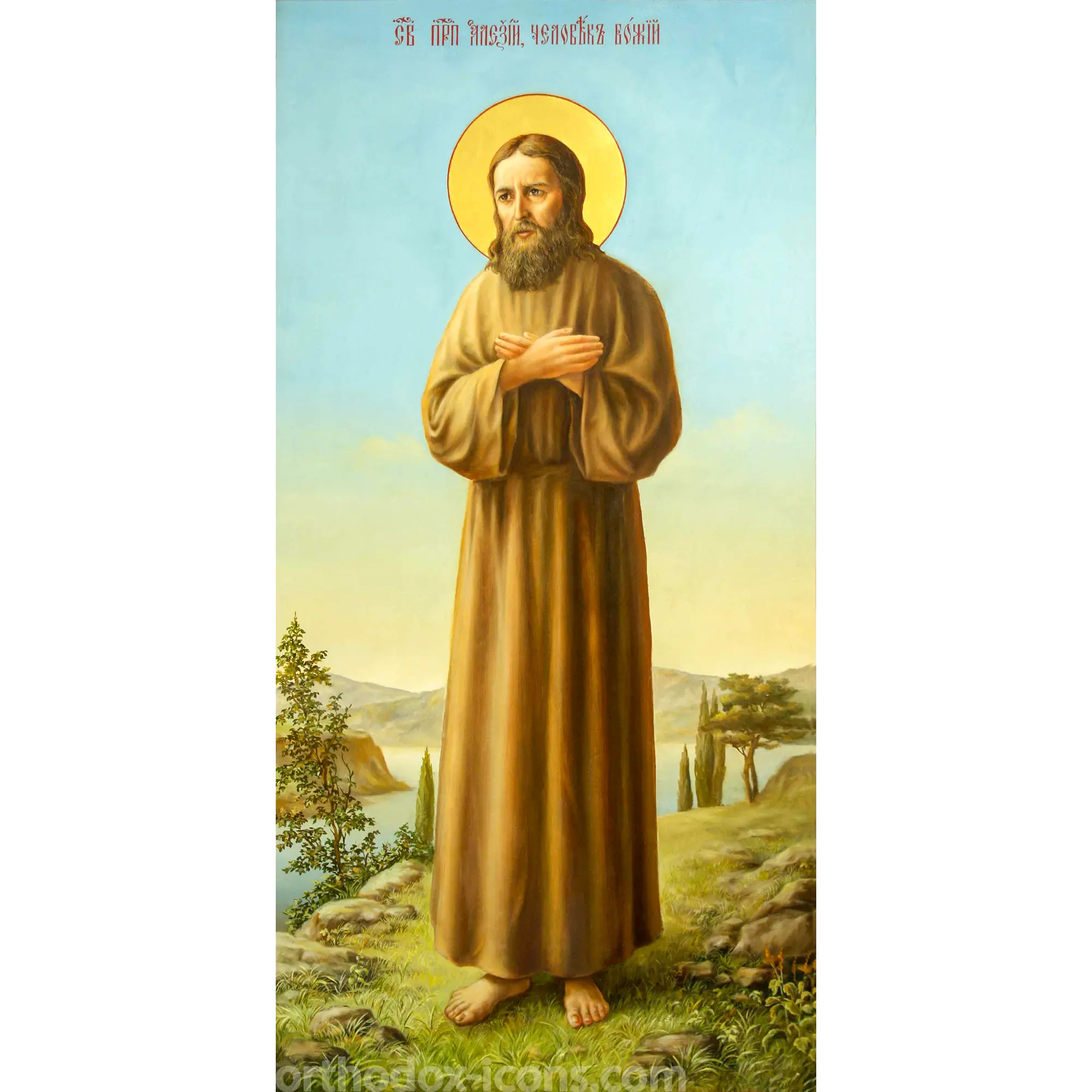 the-holy-icon-of-st-alexius-the-man-of-god-1 The Holy Icon of St Alexius the Man of God