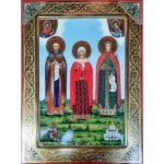 Patron Saint Family Icon