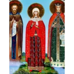 Patron Saint Family Icon