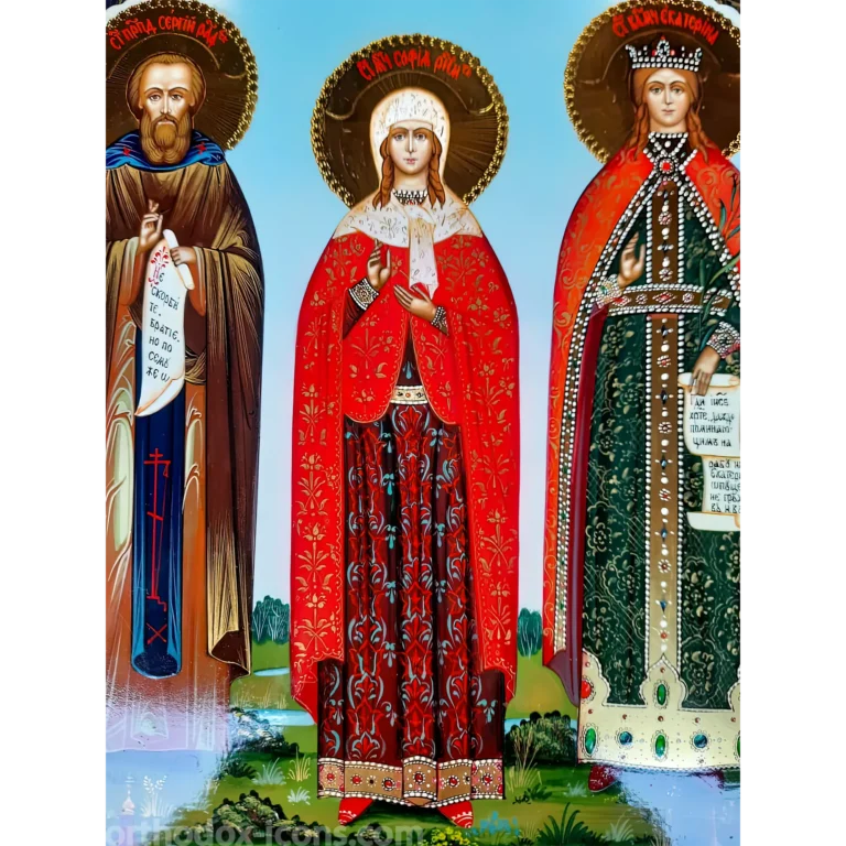 Patron Saint Family Icon