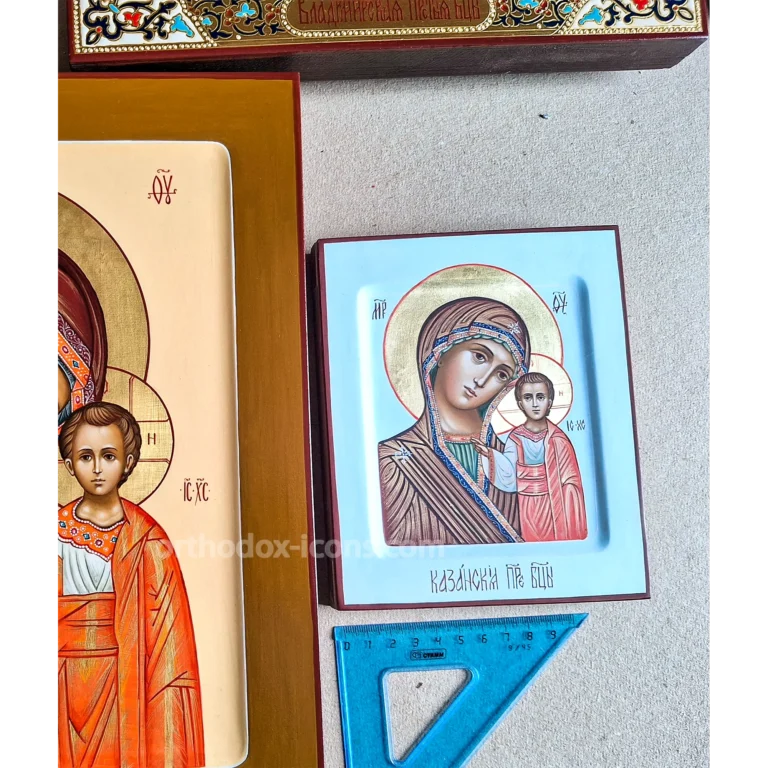 Hand Painted Kazan Mother of God Icon