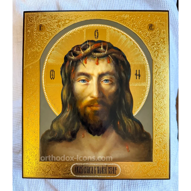 Hand Painted Icon of the Holy Face