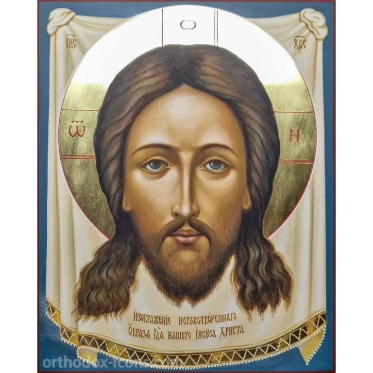 Hand Painted Icon of the Holy Face