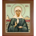 blessed matrona of moscow icon with rosary
