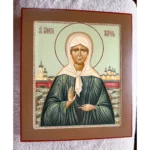 blessed matrona of moscow icon with rosary