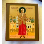 blessed xenia of st petersburg icon with smolensk chapel