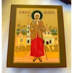 blessed xenia of st petersburg icon with smolensk chapel