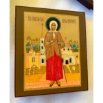 blessed xenia of st petersburg icon with smolensk chapel