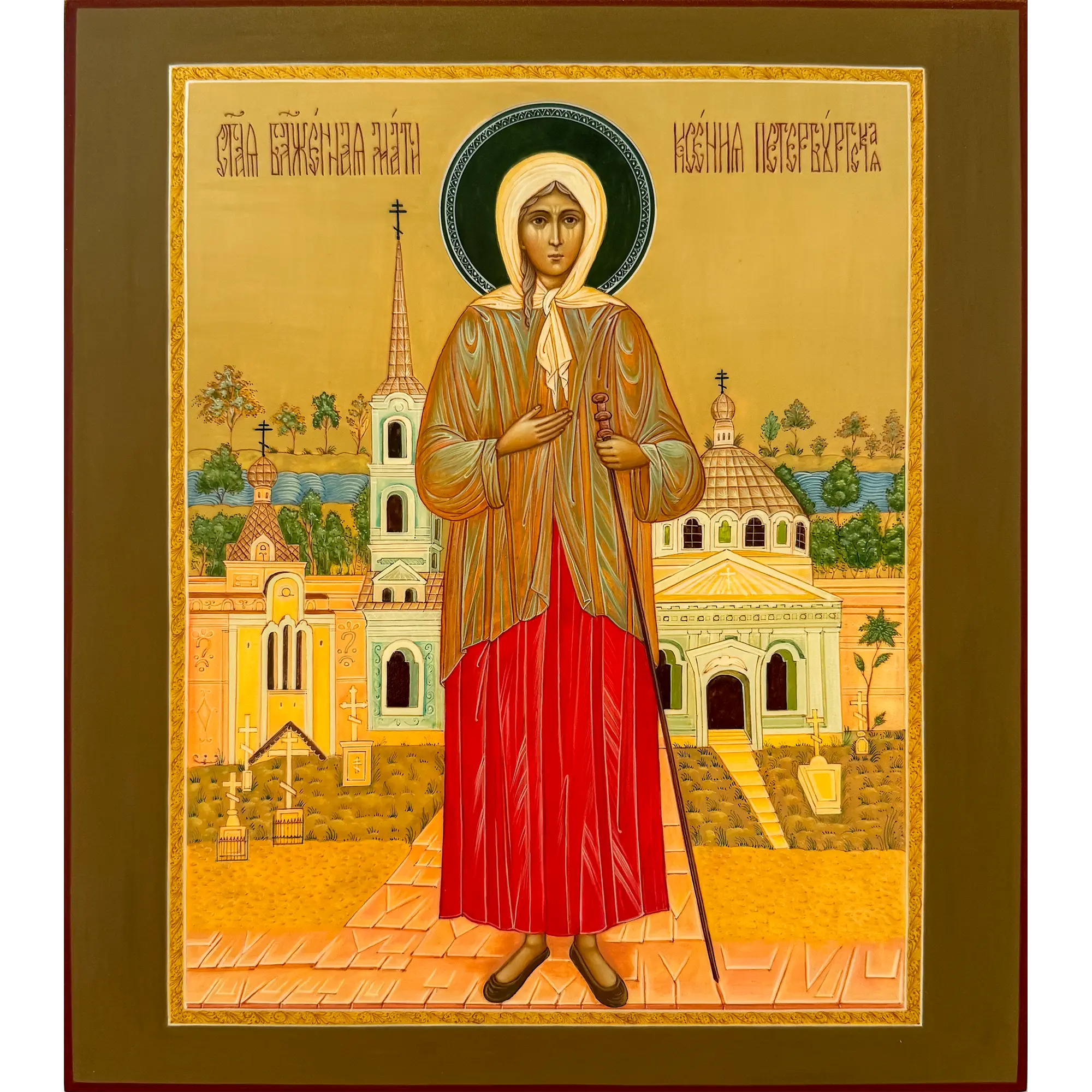 blessed xenia of st petersburg icon with smolensk chapel blessed xenia of st petersburg icon with smolensk chapel