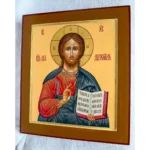 christ pantocrator with open gospel icon