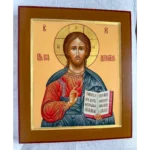 christ pantocrator with open gospel icon