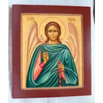 guardian angel with cross and sword icon