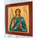 guardian angel with cross and sword icon