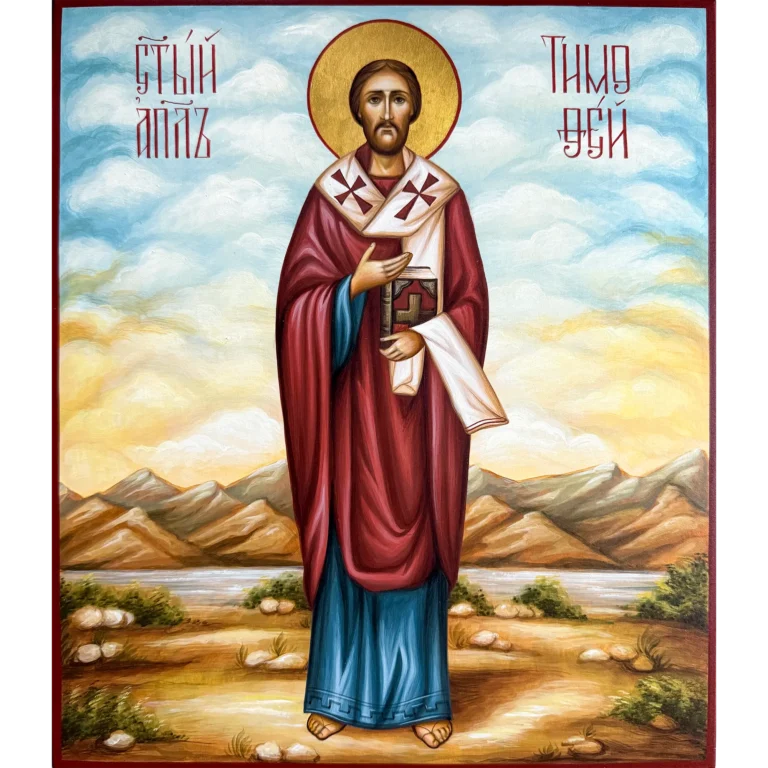 holy apostle timothy orthodox icon