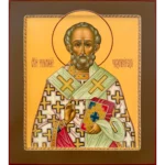 orthodox icon of saint nicholas the wonderworker