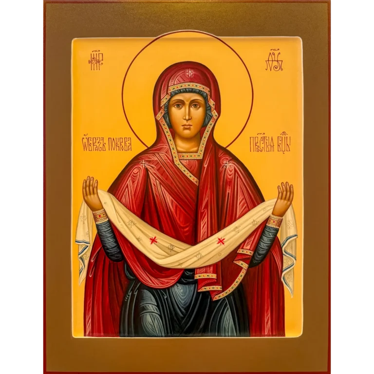 protection of the mother of god orthodox icon