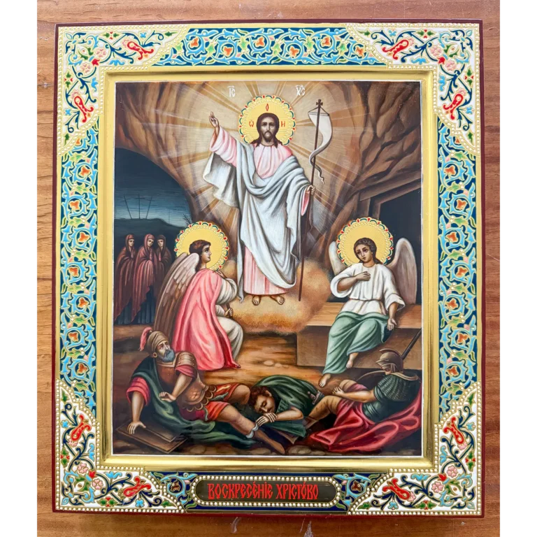 Resurrection of Christ Orthodox Icon | Hand-Painted Easter Icon