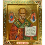 saint nicholas the wonderworker hand painted icon