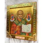 saint nicholas the wonderworker hand painted icon