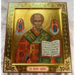 saint nicholas the wonderworker hand painted icon