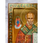 saint nicholas the wonderworker hand painted icon