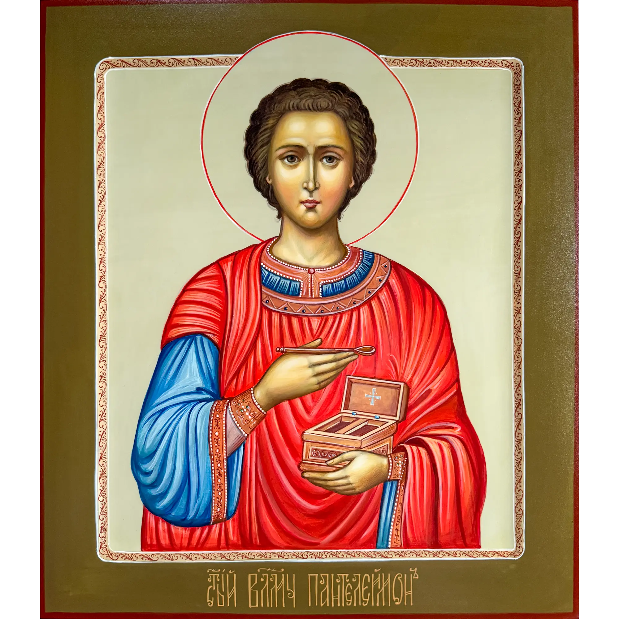 saint panteleimon the healer orthodox icon saint panteleimon the healer orthodox icon