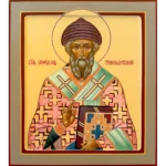saint spyridon of trimythous orthodox icon
