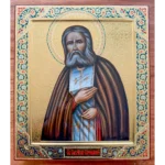 seraphim of sarov hand painted icon